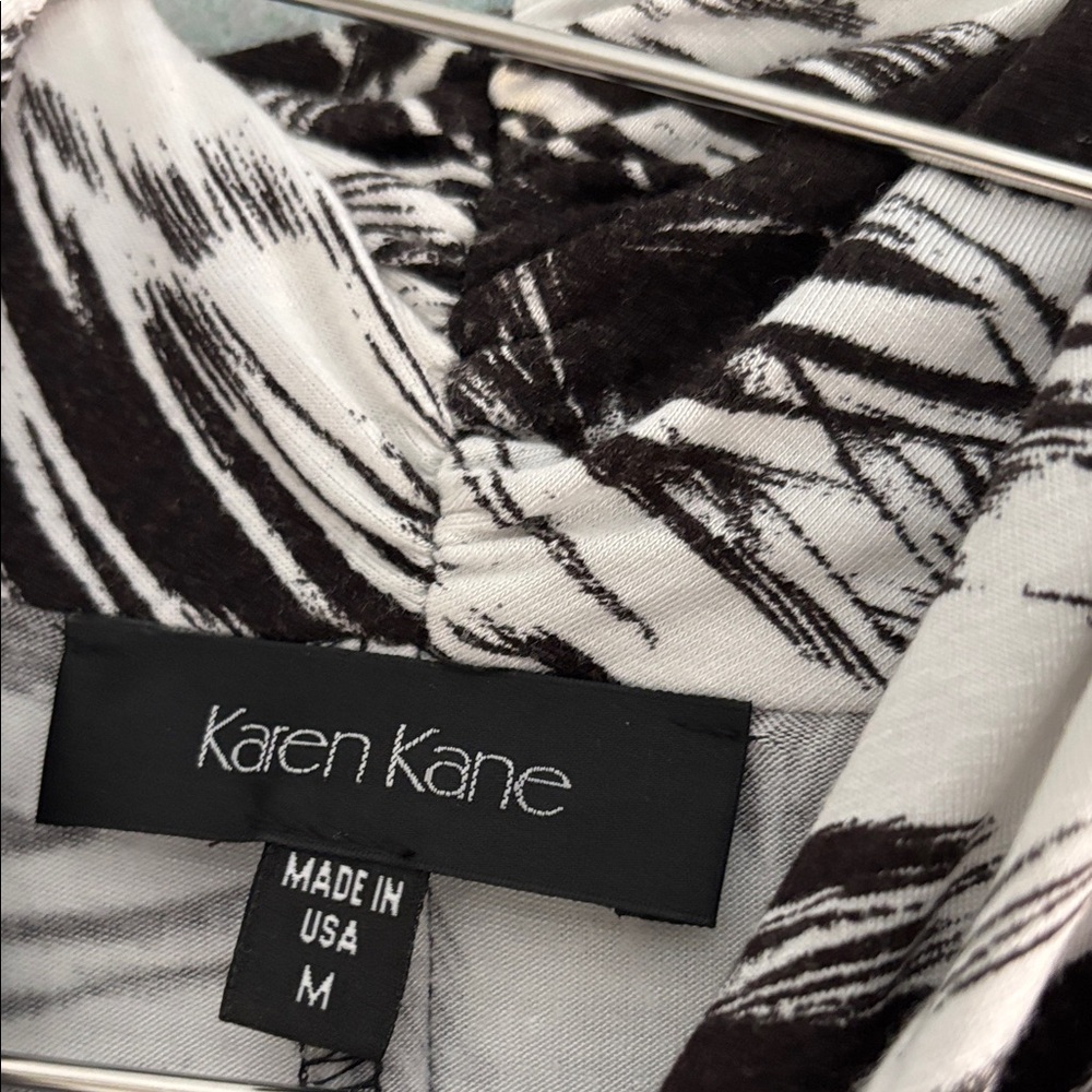 Karen Kane Black and White Midi Dress - Picture 2 of 6